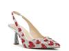 Mya Pump White/Red Heart Print view