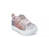 Twinkle Toes Twinkle Sparks Sequin Flash Light-Up Sneaker - Kids' Gold Metallic view