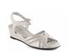 Abano Wedge Sandal Silver Snake Print view