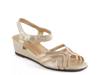 Abano Wedge Sandal Gold Metallic  Snake Print view