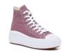 Chuck Taylor All Star Move High-Top Sneaker - Women's Dreamy Dahlia Mauve view