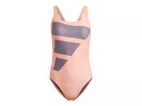 Big Bars Women's Swimsuit Peach/Purple view