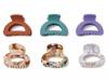 Mini Open Hair Clip Set - 6 Pack Multicolor view