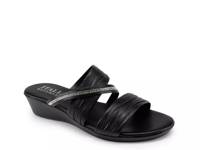 Hollis Wedge Sandal Black view