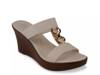 Valora Platform Sandal Bone view