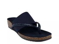 Ziona Platform Sandal Navy view