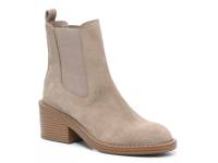 Laurely Chelsea Bootie Taupe Suede view