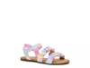 Scrunch Strap Rainbow Sandal - Kids' Multicolor view