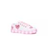 Glitter Heart Light-Up Sneaker - Kids' White view