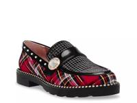 Braylon Loafer Red/Black Plaid Print view
