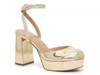 Lasharen Platform Pump Gold Synthetic/Synthetic Sole view