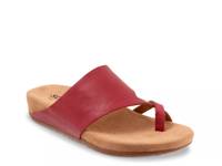 Blaine Sandal Dark Red view