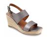 Hartley Espadrille Wedge Sandal Silver Metallic view