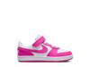 Court Borough Low Recraft Sneaker - Kids' Bright Pink view