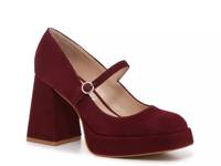Viviana Platform Pump Cranberry view
