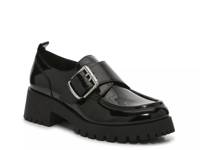 Hazelton Platform Loafer Black Patent view