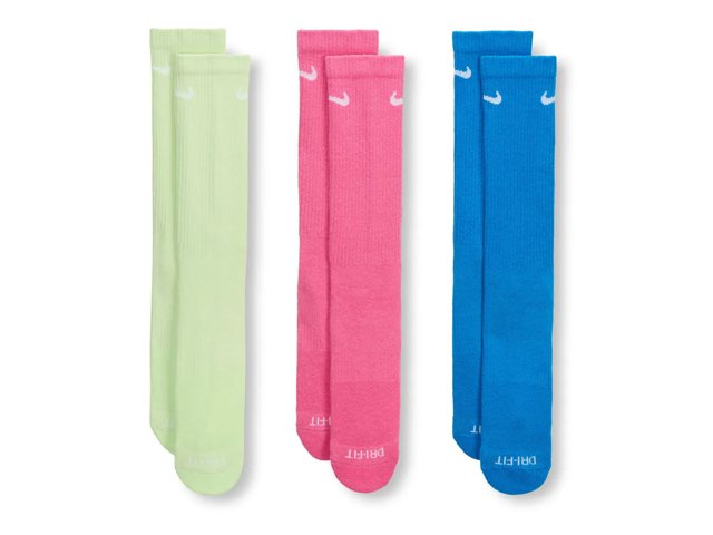 Everyday Plus Cushioned Crew Socks - 3 Pack