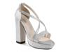 Chloe Platform Sandal Silver Metallic view
