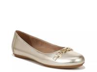 Mira Ballet Flat Champagne view