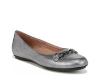 Maxwell Ballet Flat Silver Metallic view