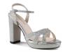 Ava Platform Sandal Silver Metallic view