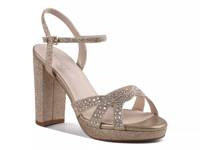 Ava Platform Sandal Champagne view