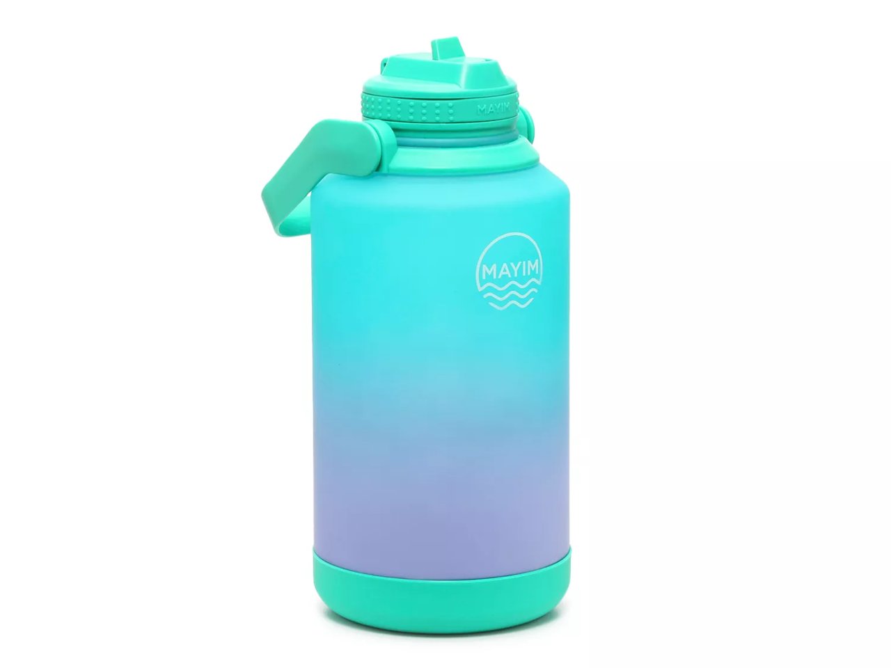 Ombre 64-Oz. Water Bottle & Straw