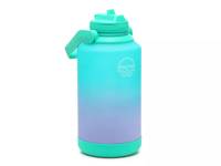 Ombre 64-Oz. Water Bottle & Straw Blue/Purple/Green Ombre view
