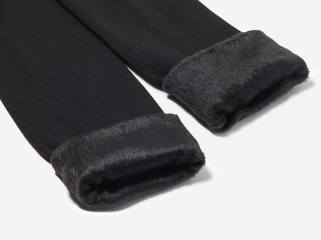 Faux Fur-Lined Kids' Leggings