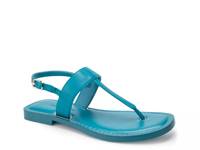 Cherry Sandal Blue Leather view