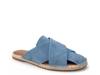 Halley Espadrille Mule Indigo Suede view