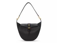 Maecy Leather Shoulder Bag Black view