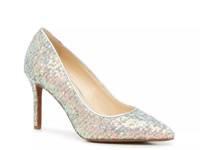 Nettles Pump Silver Metallic Sequin Synthetic view