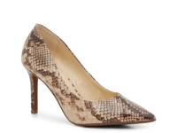 Nettles Pump Natural Beige/Brown Snake Print Synthetic view