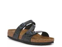 Salina Sandal - Women's Black/Navy Glitter Snake Print view