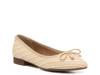 Abby Flat Natural Raffia Upper view