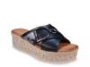 Lindsey Wedge Sandal Black view