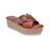 Lindsey Wedge Sandal Tan view