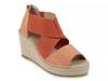 Tia Espadrille Wedge Sandal Orange view