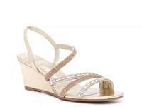 Frivolous Wedge Sandal Gold Metallic view