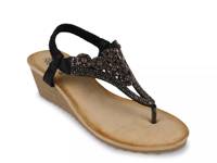 Chloe Wedge Sandal Black view