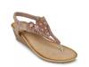 Chloe Wedge Sandal Rose Gold view