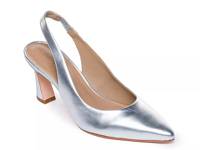 Felicity Pump Silver Metallic Leather view