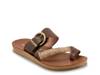 Bria Platform Sandal Dark Brown view