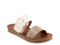 Doti Platform Sandal Taupe/White view