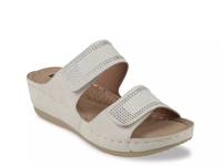 Rea Wedge Sandal White view