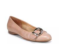 Polly Ballet Flat Taupe Leather view