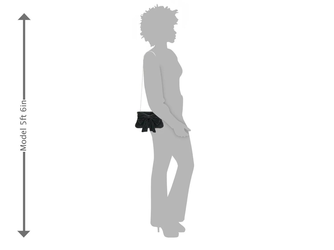 Pleated Bow Clutch