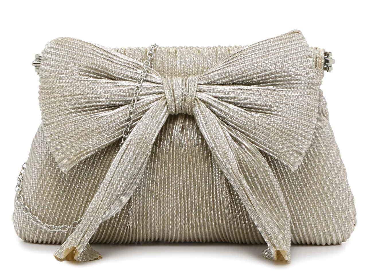 Pleated Bow Clutch