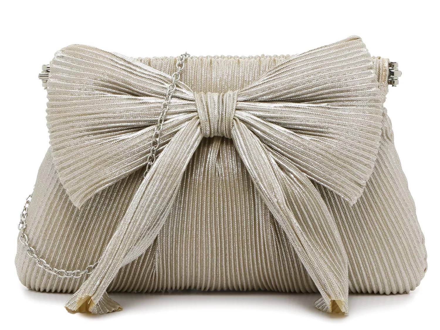 Pleated Bow Clutch